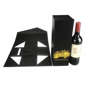 Buy cheap Logo Printing Wine Bottle Boxes Packaging Wine Gift Box Cardboard Wholesale Wine Boxes For Sale product