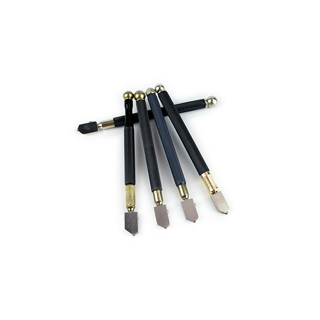 Black Oil Glass Cutter Iron Handle Oil Filled Glass Tile Cutter Tool