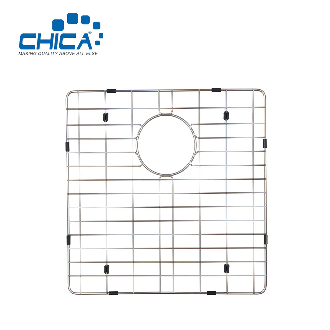 Stainless Steel With Anti-Scratch Protective Cover Sink Bottom Grid Quality Stainless Steel Kitchen Sink Bottom Grid