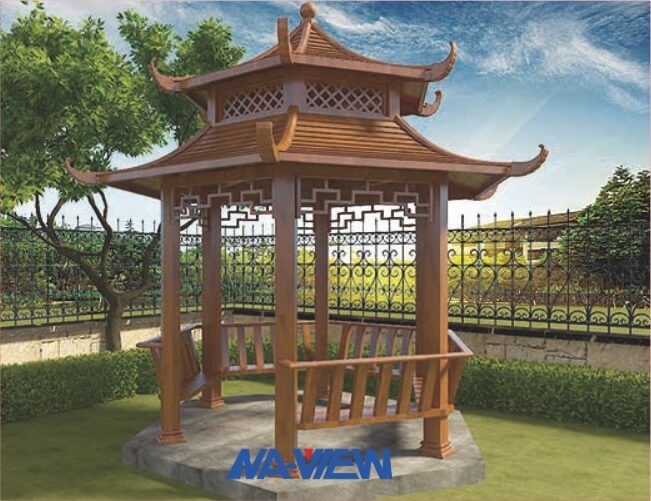 Backyard Prefabricated Gazebo Balcony Creations Prefab Pavilion Kits