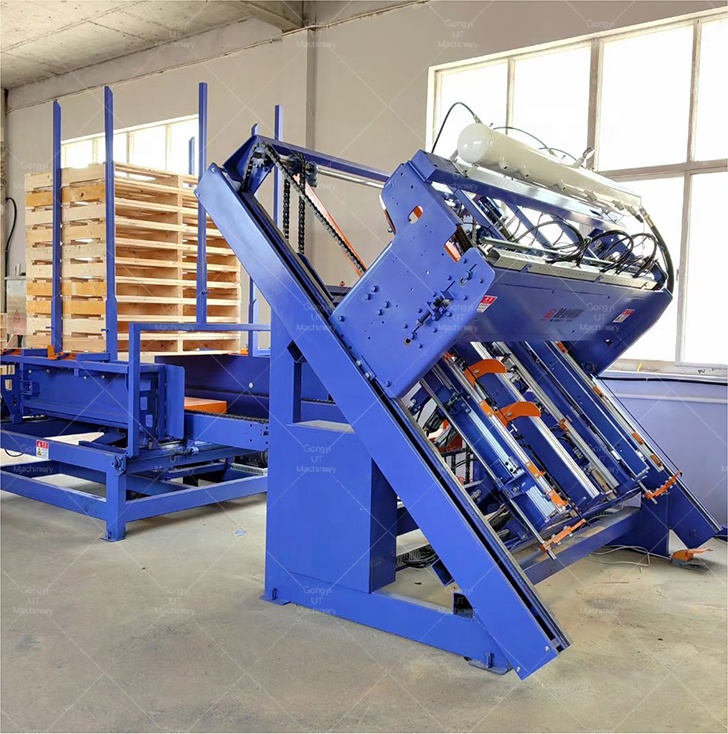 Automatic Wood Pallet Machine Euro Sawdust Pallet Nailing Machine for Easy Operation