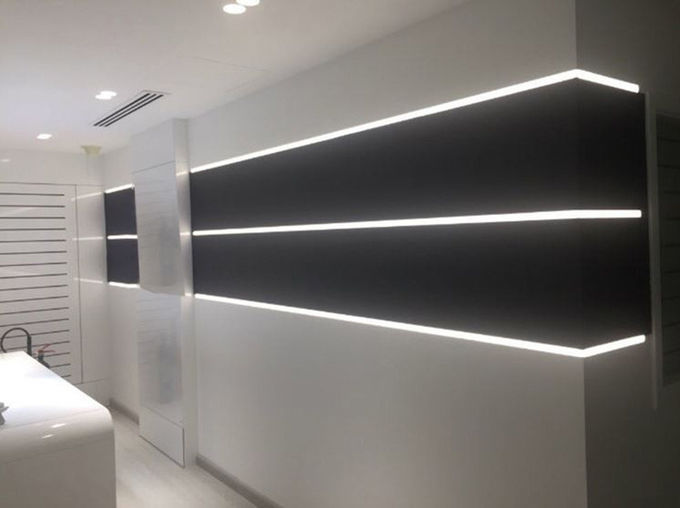 90 Degree Corner Led Strip Mounting Channel With Diffuser Cover For Strip Light