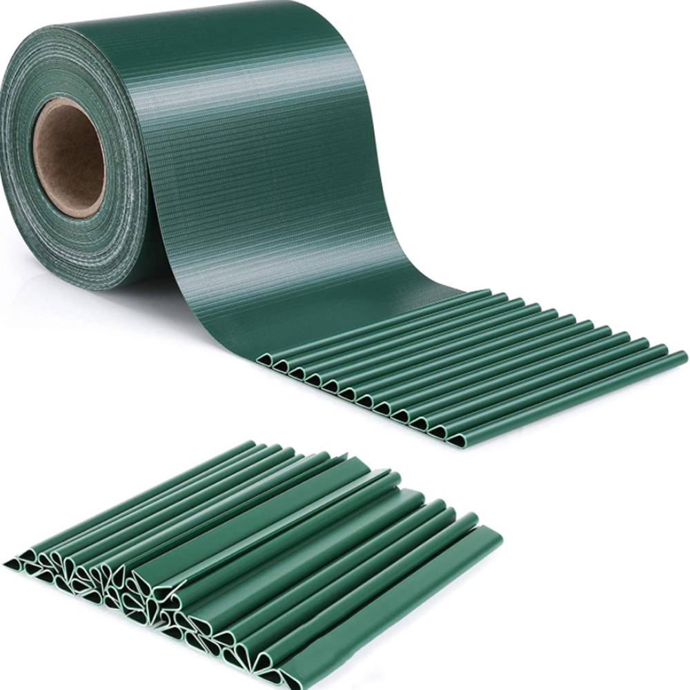 19cm X 35m Vinyl Fence Tape PVC Fence Screen For Garden Privacy Strip Protector