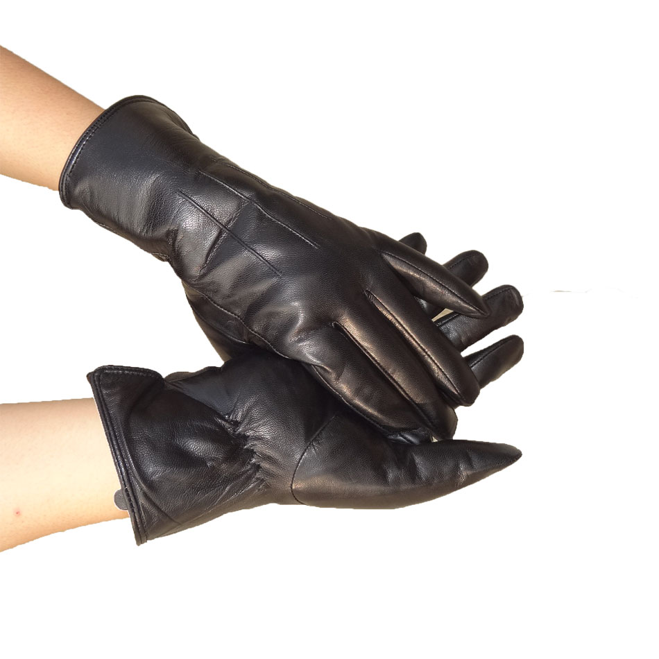 Promotional goat skin leather gloves