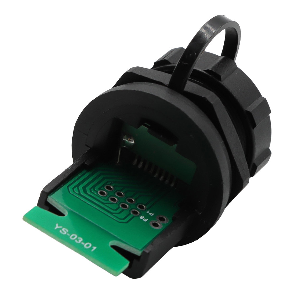 Through Hole Communication Wire Connectors Surface Mount Plastic Material