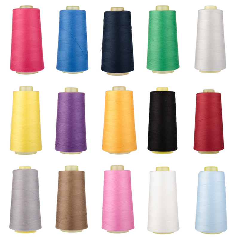 Wholesale colorful clothing accessories 100% SPUN POLYESTER SEWING THREAD