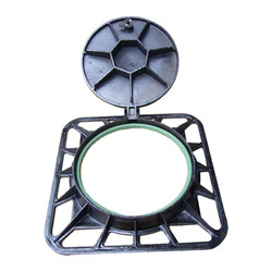 Round Cast Iron Manhole Covers Outdoor High Strength