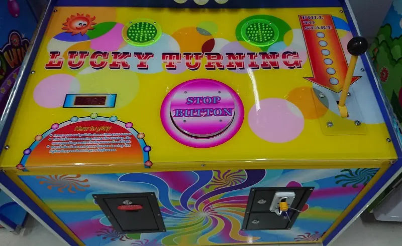 Lucky Spin Turning Lottery Game Machine Indoor Amusement Coin Operated Ticket Redemption Games