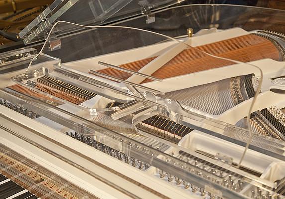 Quality Acrylic, Transparent, Steinhoven Baby Grand Piano For Sale for sale