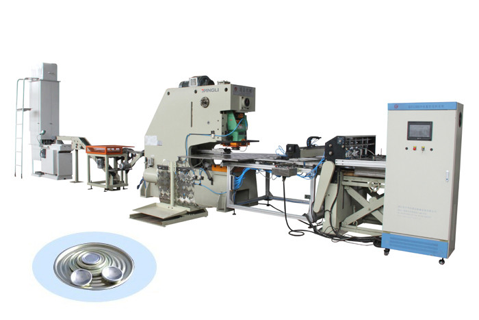 Vertical Spray Aerosol Can Making Machine For Can Dome Bottom Making