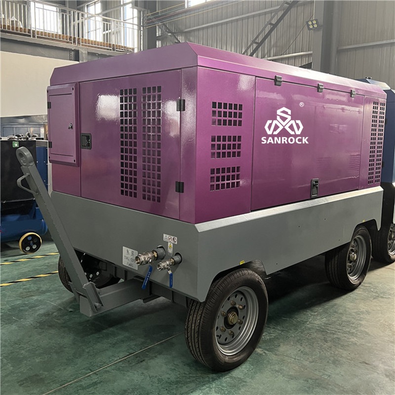 Mining Rotary Screw Air Compressor Diesel Air Compressor Machine Portable Air Compressor