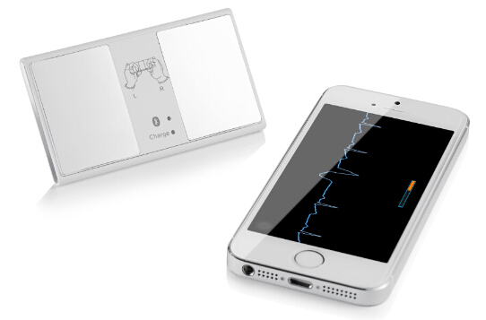 Telecardiology Device Bluetooth ECG Event Recorder, Single-lead, Arrythmia & HRV Check Monitor for Telemedicine