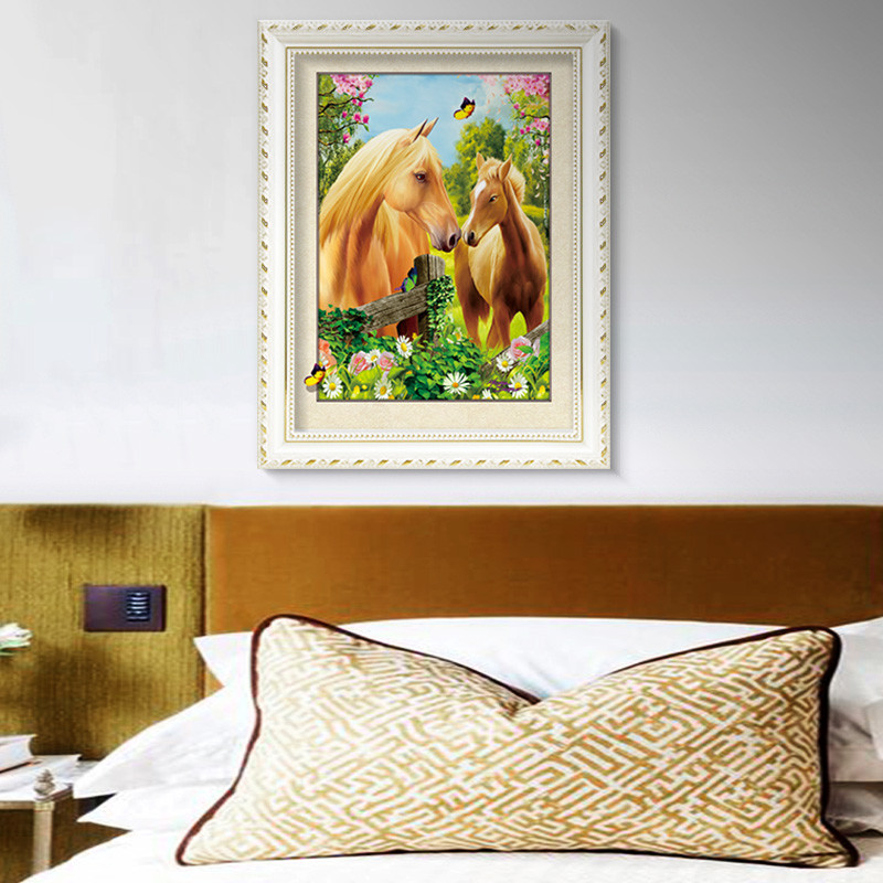 Stock Neuschwanstein Castle 3D Lenticular Living Room Painting Picture PET Printing