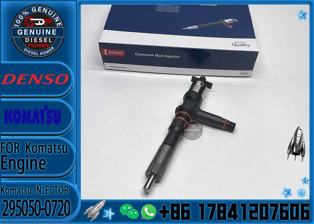 Good Quality Common Rail Injector 295050-0720 6252-11-3100 For KOMATSU PC490-10/PC490-11/HM300-3/HM300-5