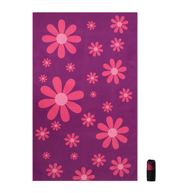 80% Polyester 20% Microfiber Personalised Swimming Towel Quick Dry