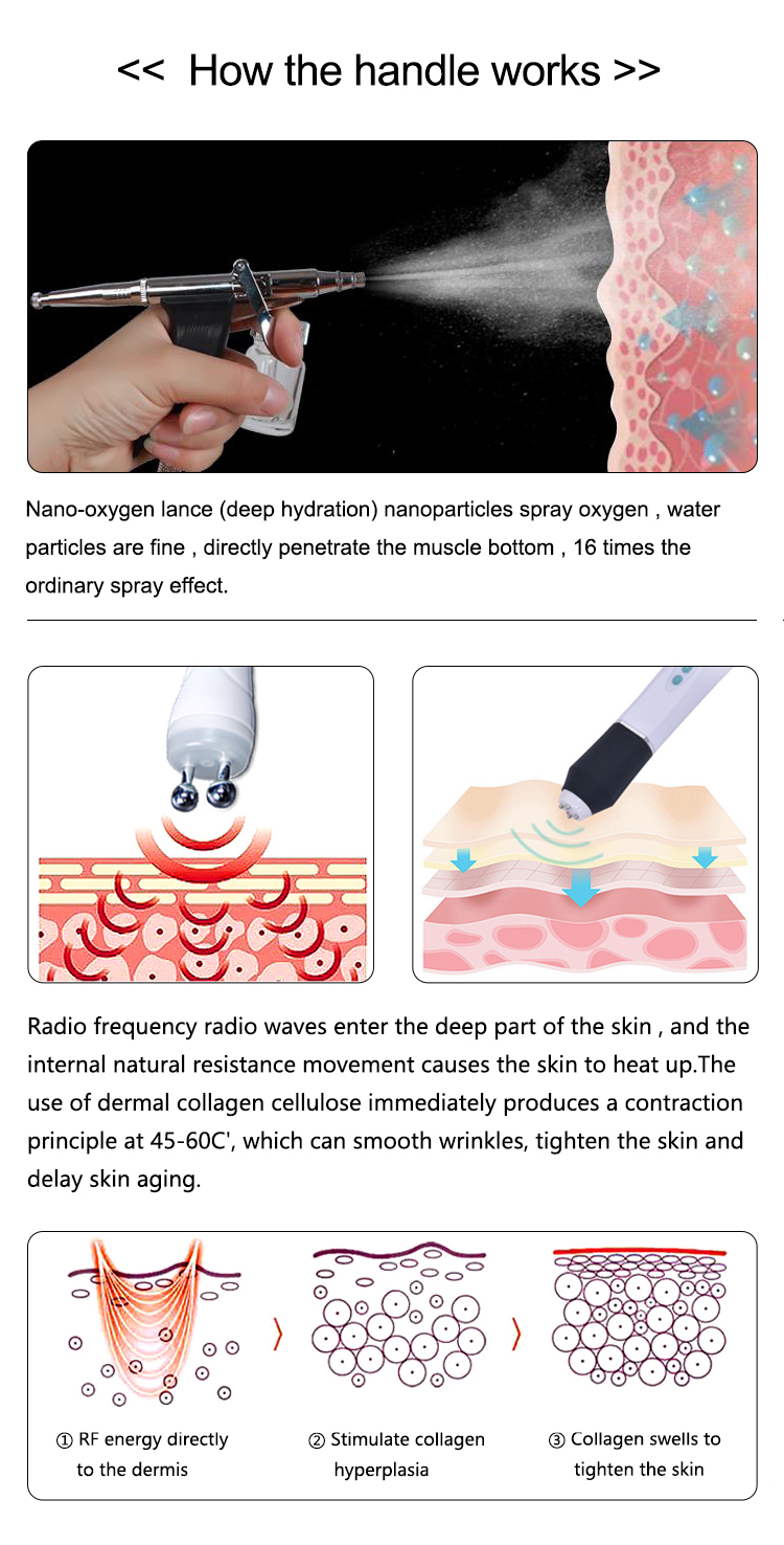 8 in 1 multifunctional water peel microdermabrasion facial machine for acne treatment