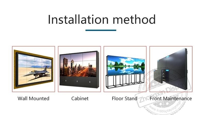 55 Inch Samsung 3.5mm Bezel Video Wall LCD Panel for High Definition Display