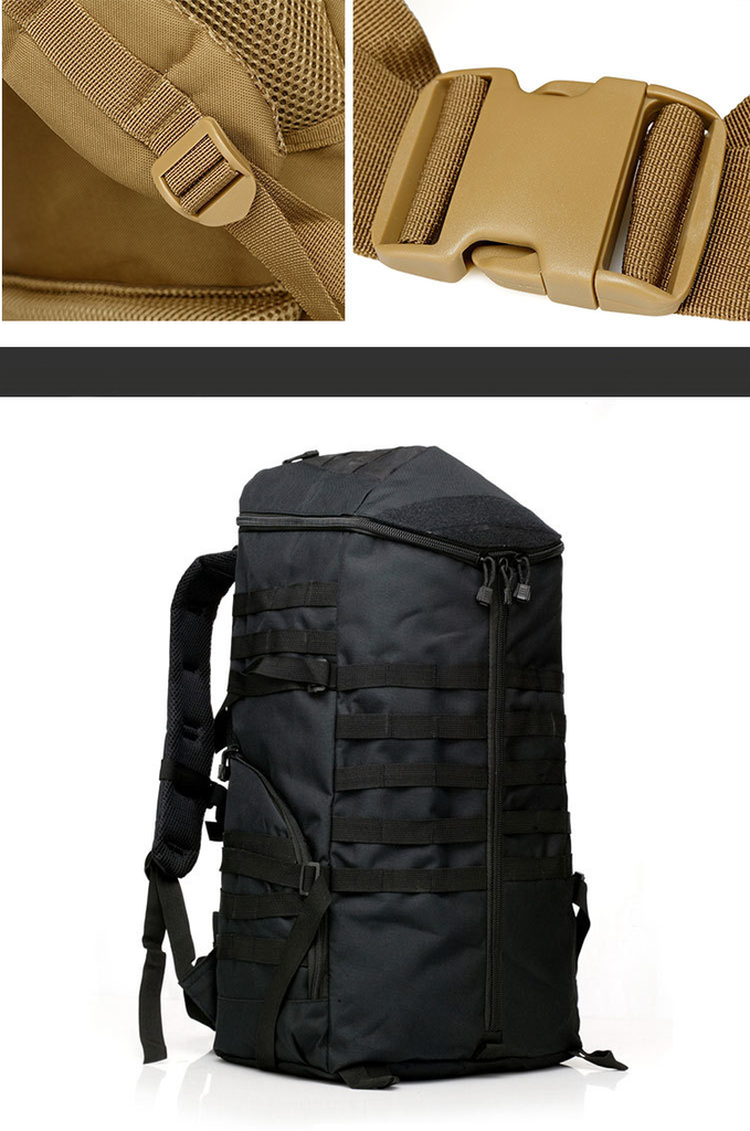 65L Arcuate Shoulder Strap Backpack for Mountaineering and Outdoor Activities