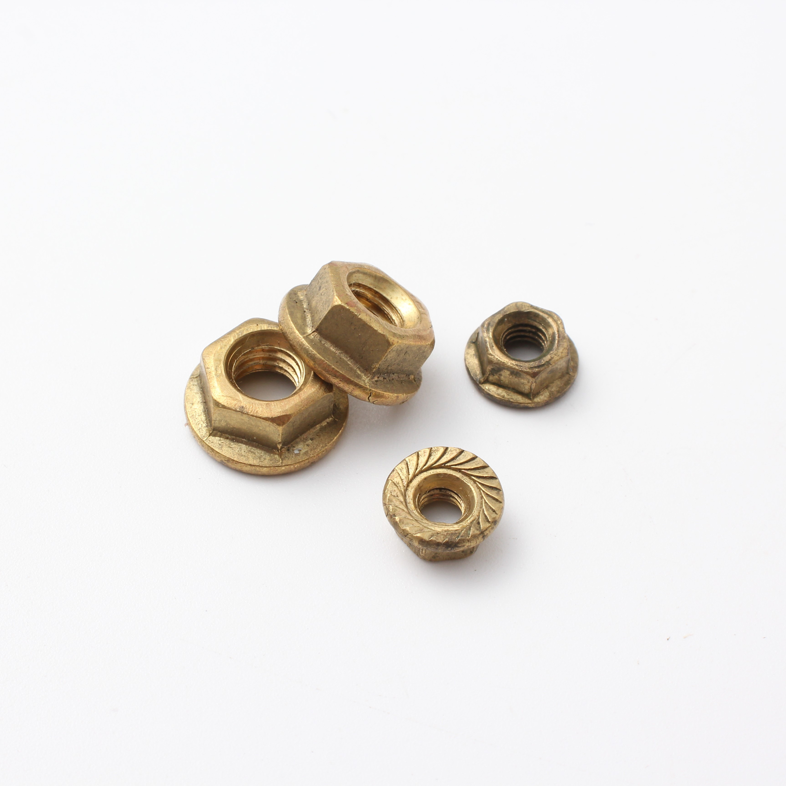 M2-M30 Plain 304 Stainless Steel Nylon Lock Nut DIN6923 for Heavy Load Applications