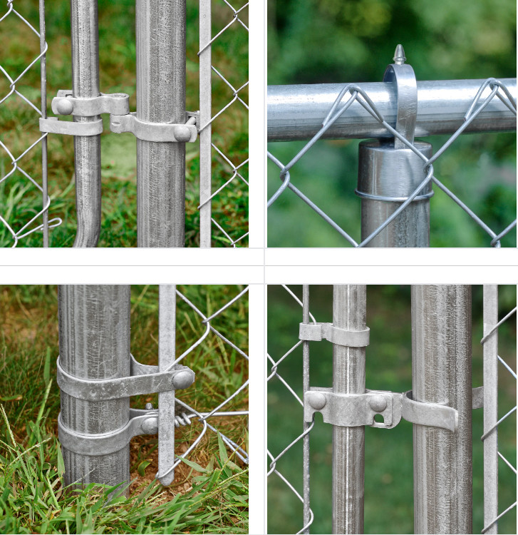 8 Guage Galvanized Chain Link Fence Diamond Fence For Playground