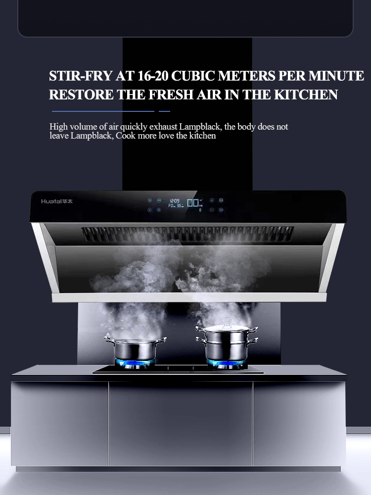 Quiet Side Suction Cooker Hood Kitchen Extractor 600mm 183W