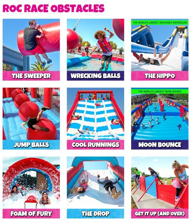 0.55mm PVC Inflatable 5k Run / Commercial Inflatable Obstacle Course Big Red Event Equipment