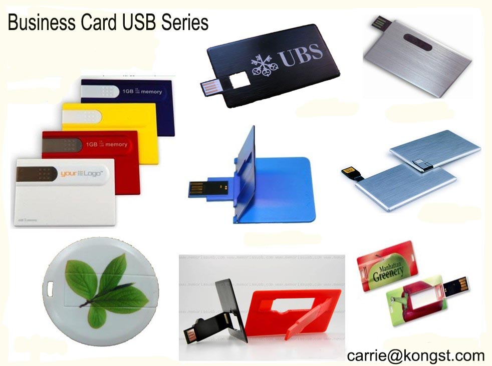 Kongst Custom Credit Card USB Business Card USB Flash Drive 1GB-256GB