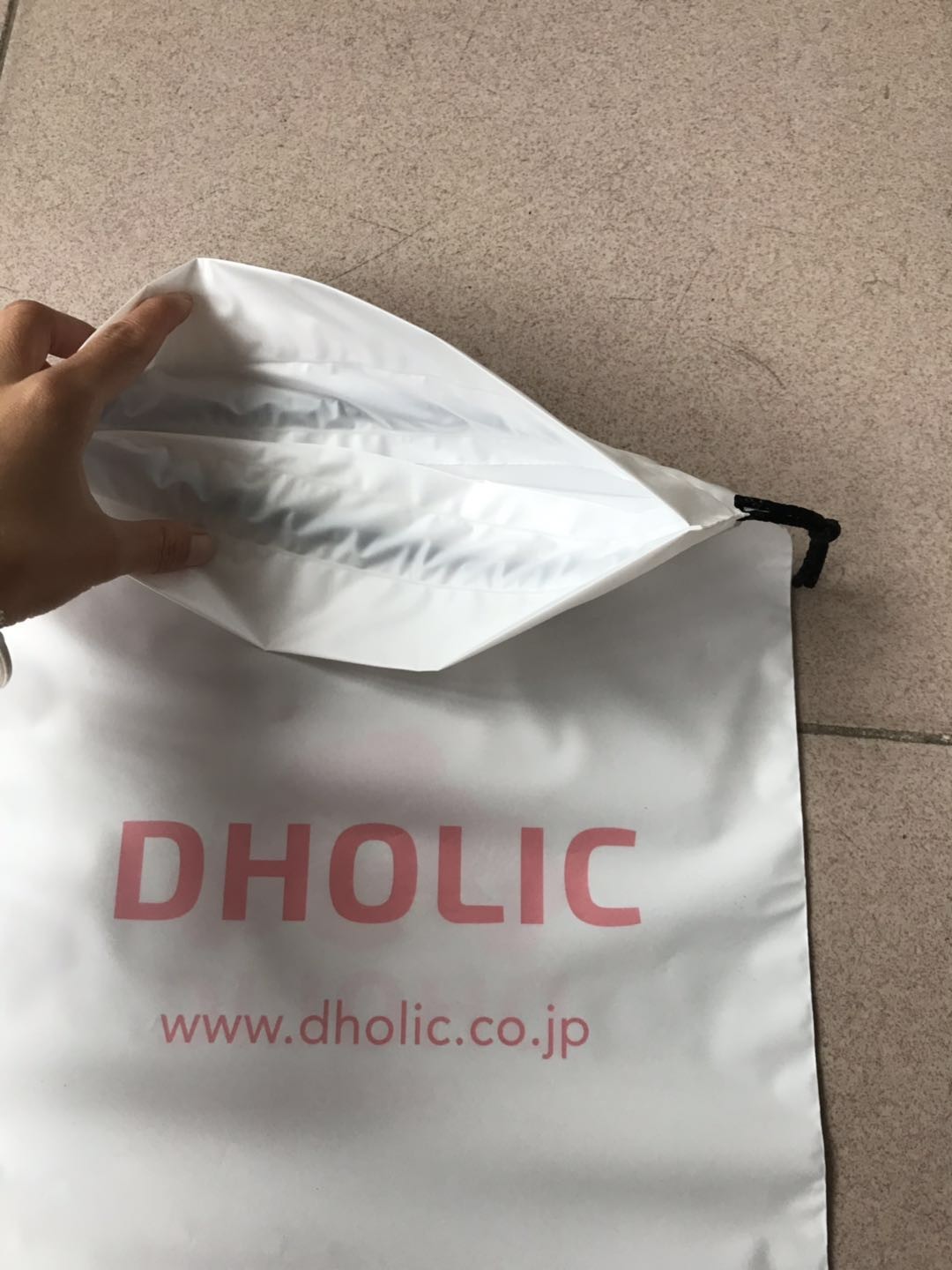 Recyclable Plastic Drawstring Bags , Large Gift Bag Drawstring Travel Pouch Drawstring Backpack