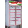 Buy cheap 910L 220V 2 Door Glass Door Freezer Convenient Double Door Display Freezer from wholesalers