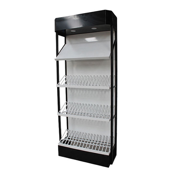 Length 960mm Height 2300mm Car Accessories Display Rack Four Tier Business Display Shelves