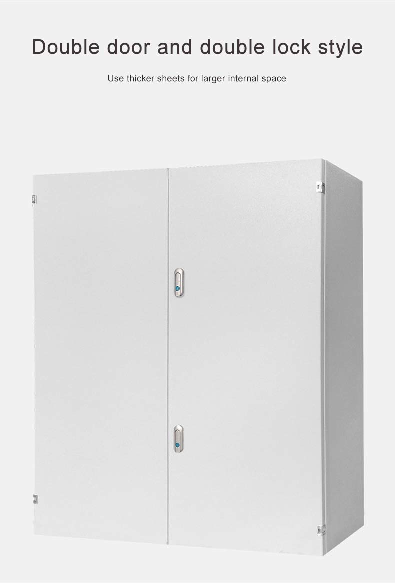 Steel Electrical Junction Box Indoor & Outdoor Electrical Enclosure Box Wall Mounted Waterproof&Dustproof Metal Box