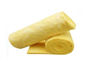 China HVAC Duct Insulation Fiber Glass Wool Insulation Blankets 50mm Thickness on sale
