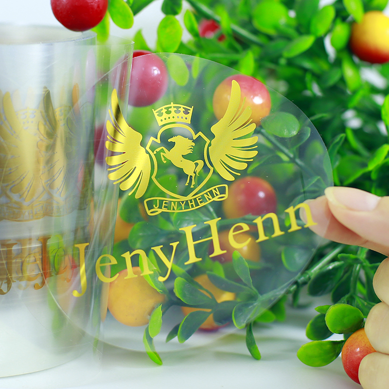 Customized Transparent Clear Labels Paper Cosmetics Private Label