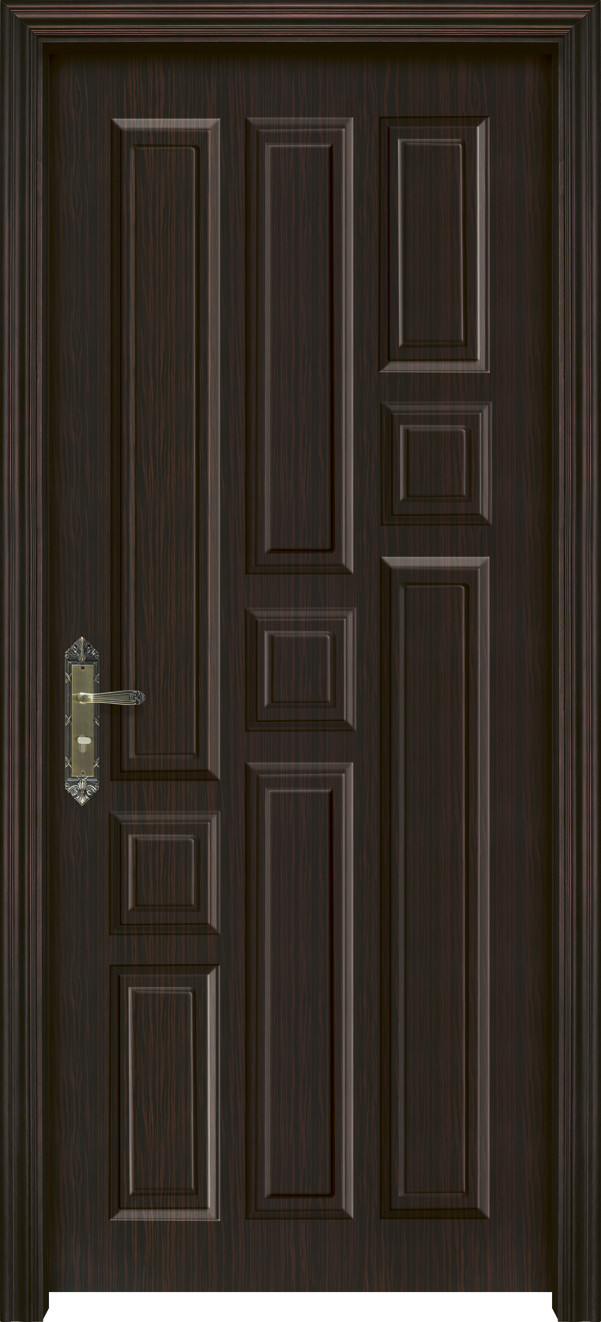 External Fire Mahogany Solid Wood Door D For Villa House