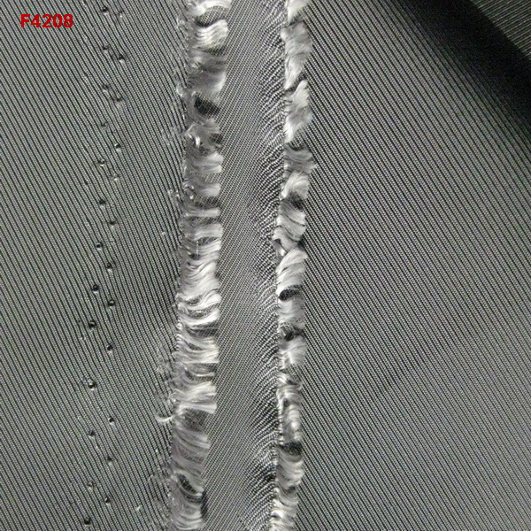 F4225 100% pes memory twill for outdoor jacket 130GSM 75DX75D two tones yarn dyed effect