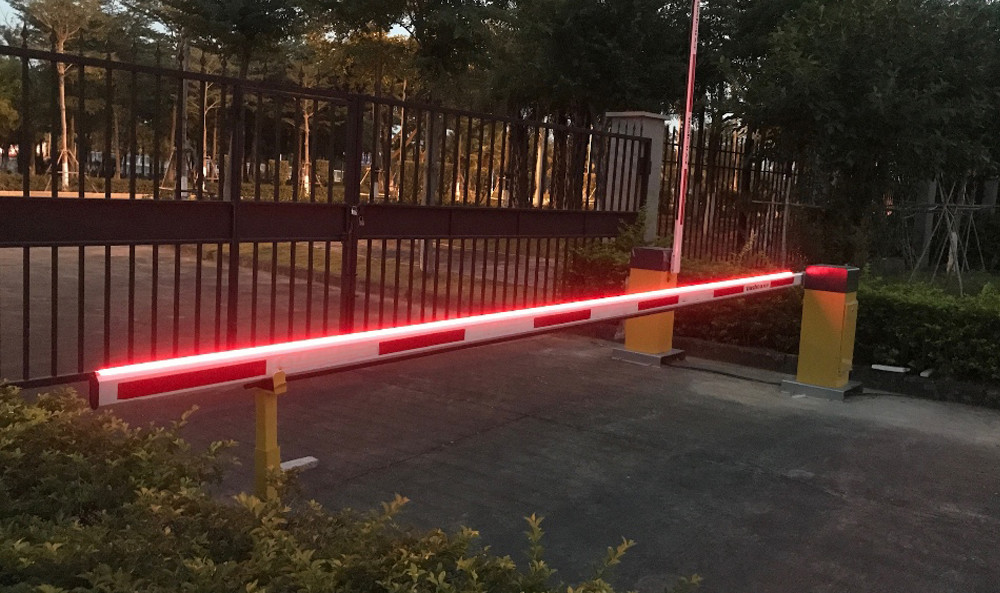 Servo Motor 3s Car Parking Barrier LED Road Barrier Gate