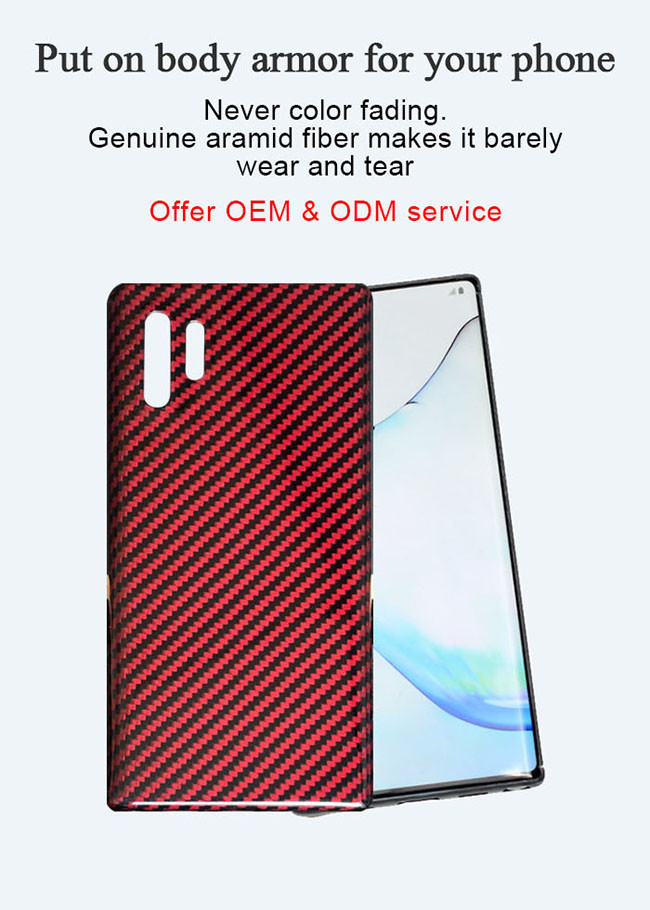 OEM Lightweight Aramid Fiber Samsung Case For Samsung Note 10+