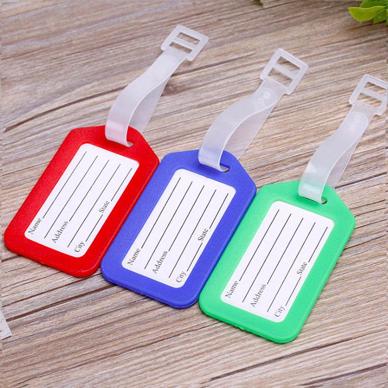 Suitcase Luggage Plastic PVC Card PP ABS With Paper Labels ODM