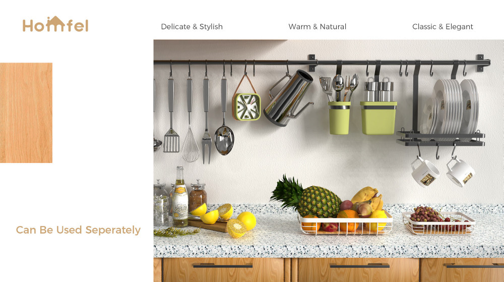 Modern Design Kitchen Organizer Iron Wire Basket For Storing Sundries Countertop