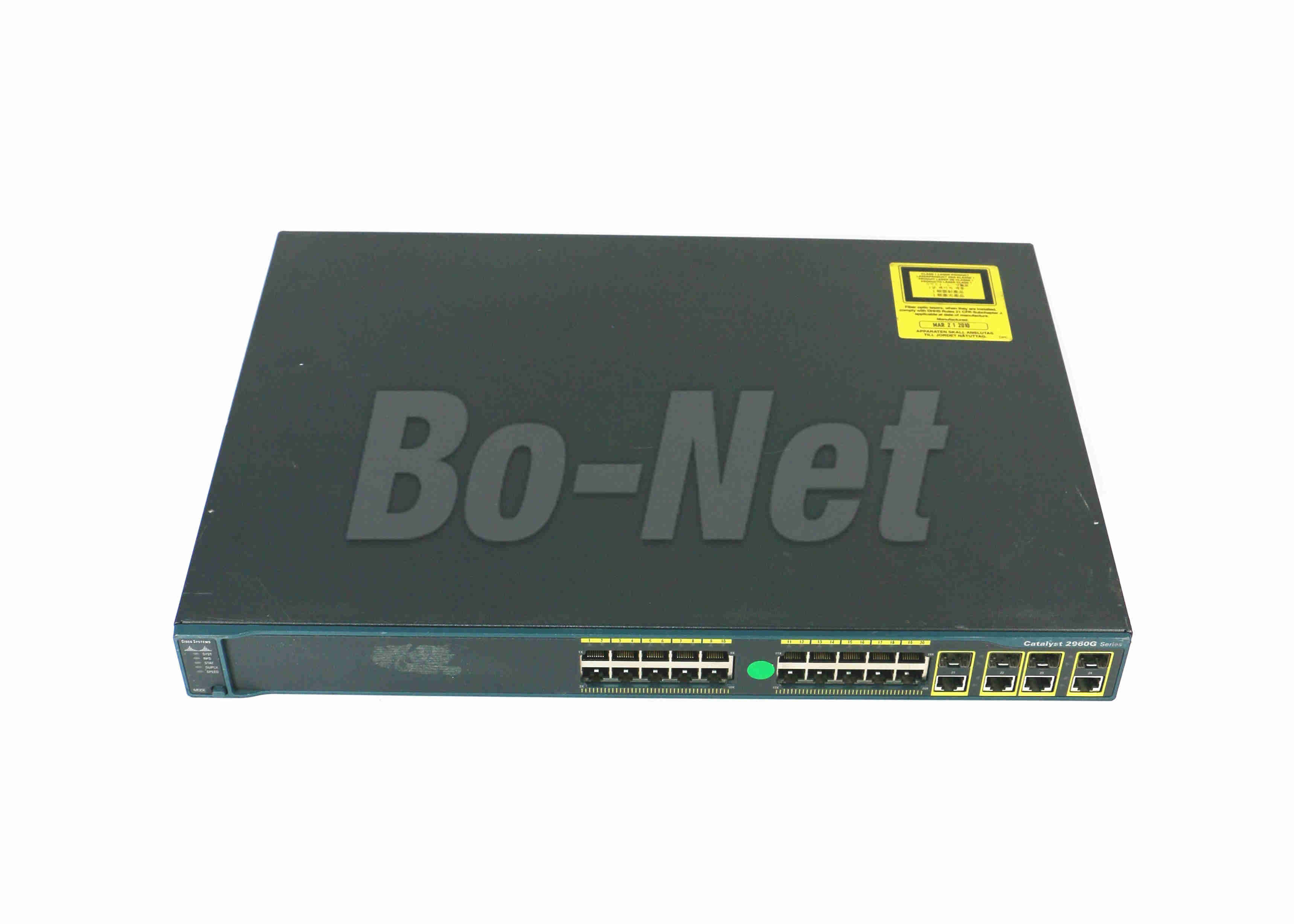 WS C2960G 24TC L 24 Used Cisco Switches 1G SFP Layer 2 LAN Base 24 Port