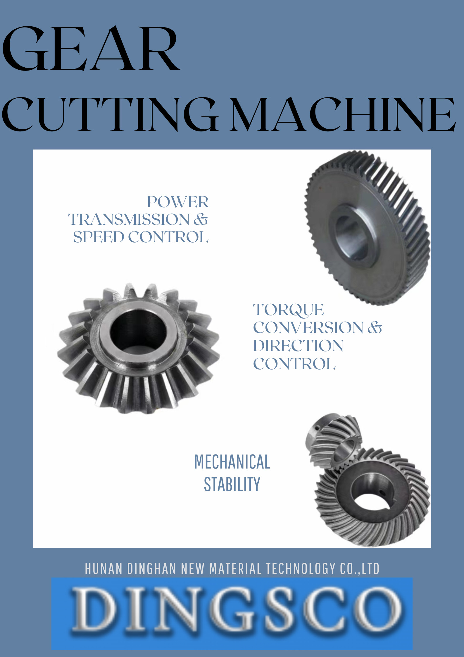 Cutting Equipment Machinery Transmission Ring Helical Gear Bevel Spur Gear Power Tool Accessories