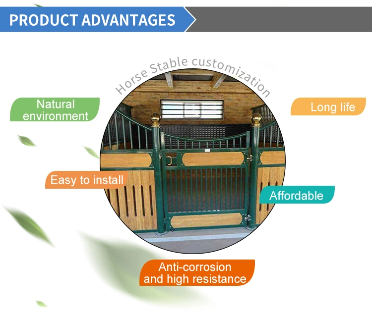 Outlet Horse Stables Customized Racecourse Equestrian Club Fence Construction Panels