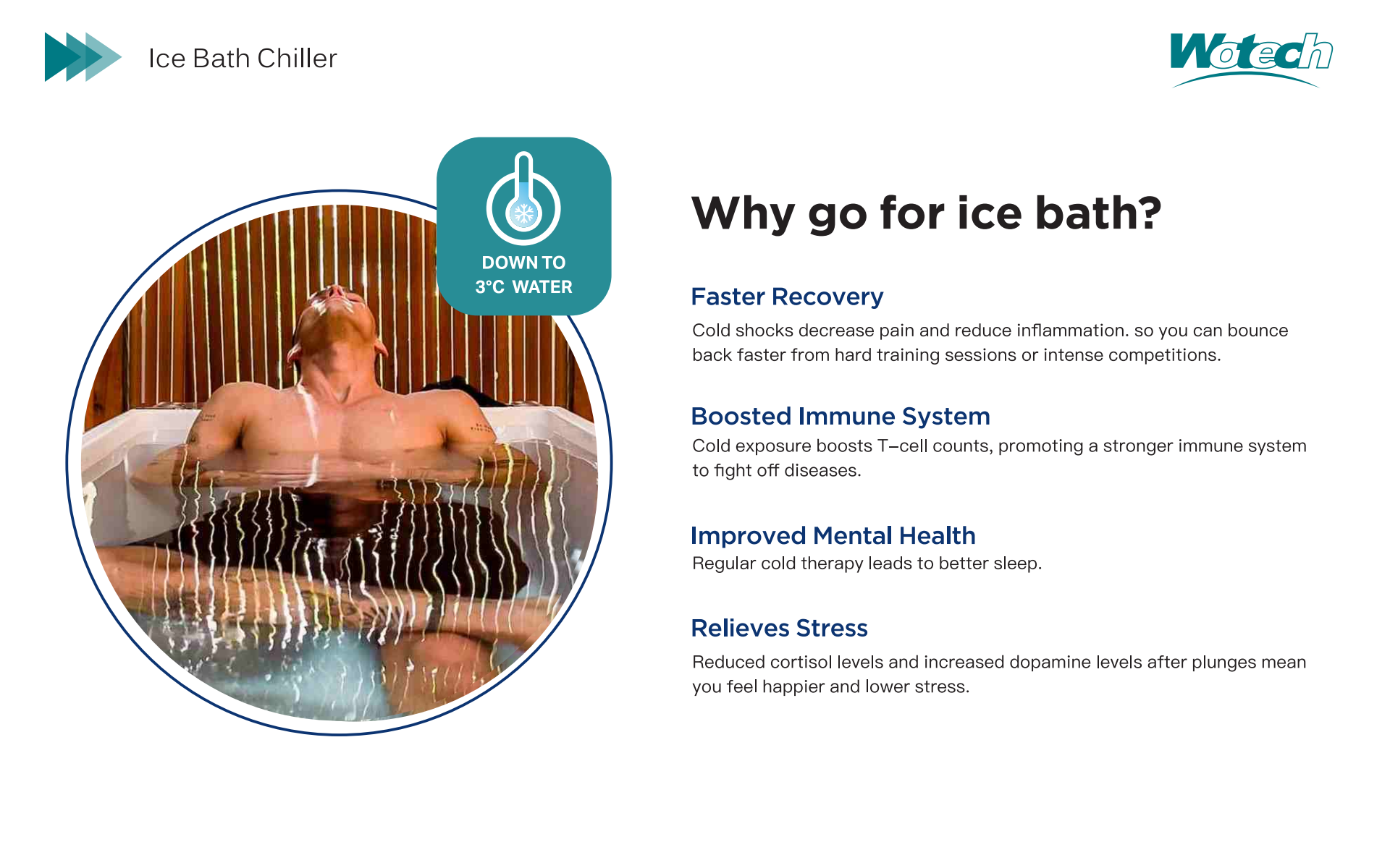 Hotel 2.0 m³/h Water Chiller Cold Plunge With Air To Water Heat Pump And Both Cooling System