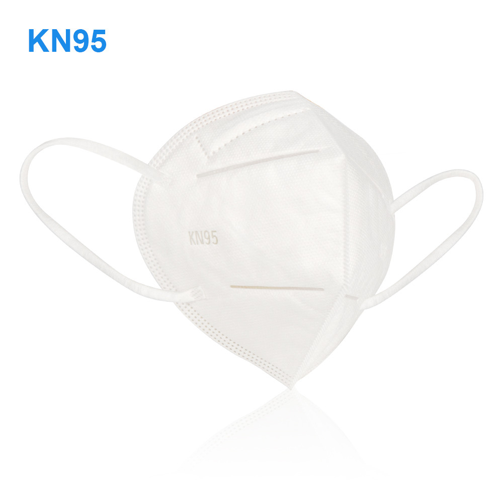 5 Ply Non Woven KN95 Anti Virus Face Mask / Earloop KN95 Folding Half Face Mask For Self Use