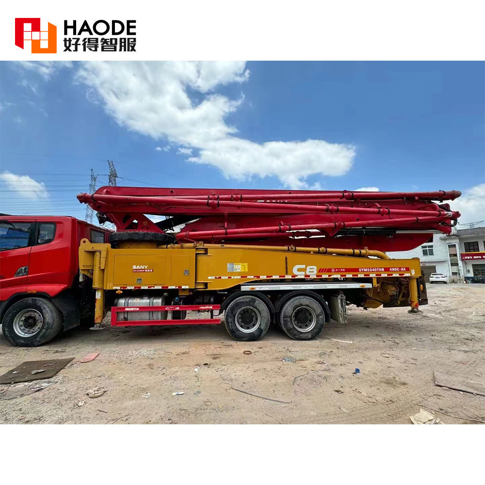 2020 Year Mobile San Y Brand 6X3 49m Self Loading Concrete Mixer Truck with Pump for Sale