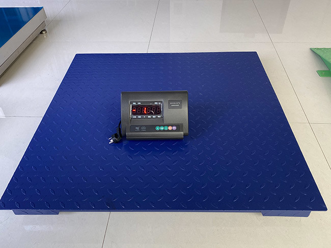 Industrial Carbon Steel Platform Floor Scale 1 Ton For Factory