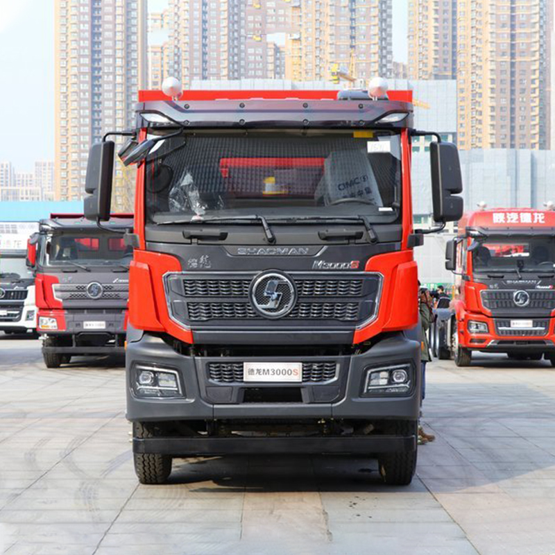 350hp 8x4 6.8m Shacman Dump Tipper Truck with 12 Tires and Euro 2 Emission Standard