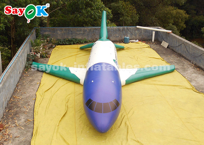 ROHS Custom Inflatable Products , 10 Meter PVC Inflatable Airplane Model For Exhibition Display