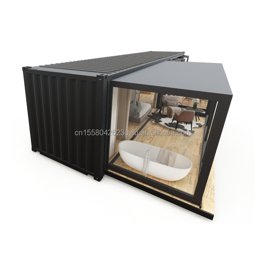 Galvanized Steel Square Tubes Used in Modern Design Portable 20FT 40FT Container House for Outdoor