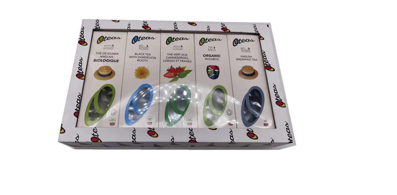 Custom Size And Printing Cardboard Tea Packaging With Magnet Box